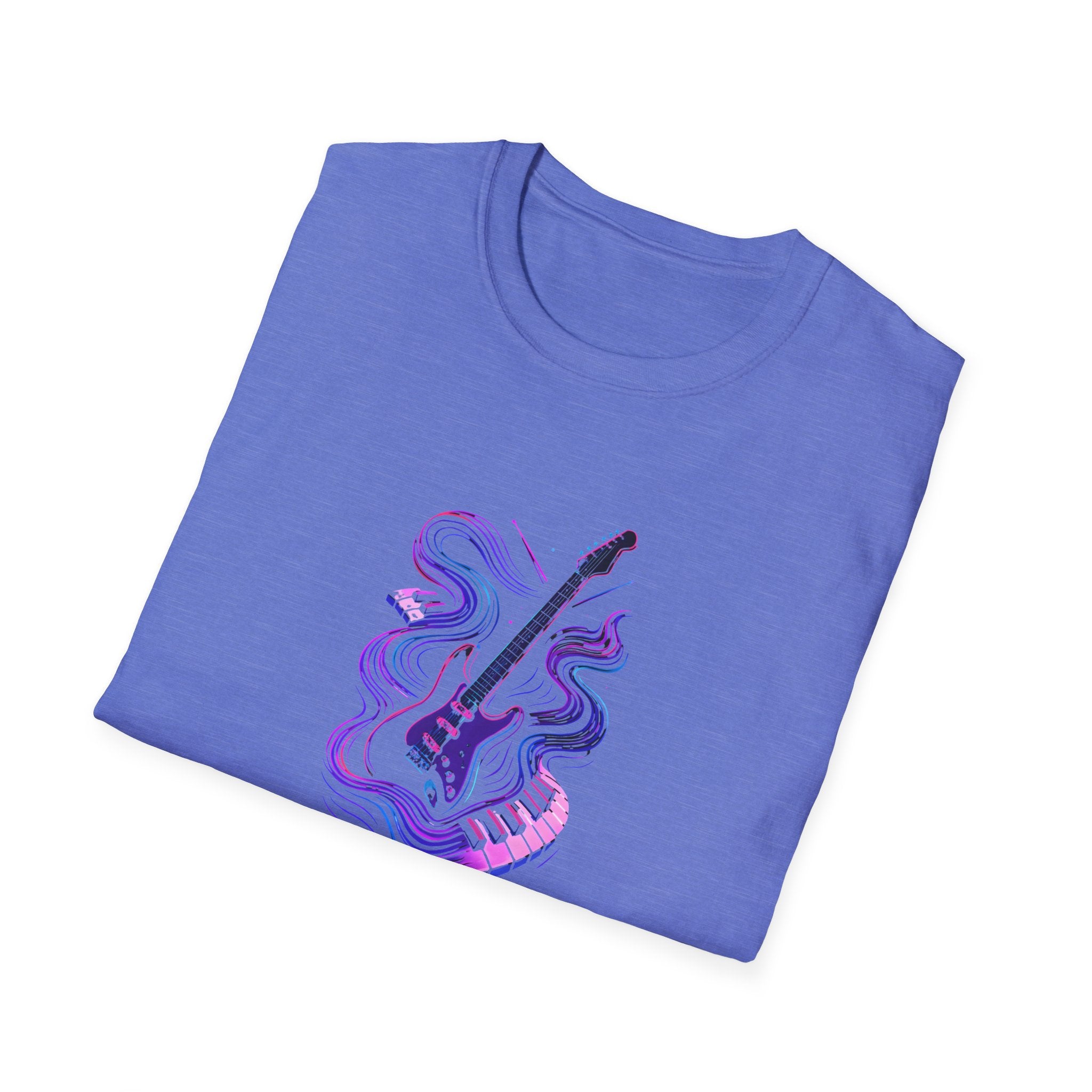 Neon Electric Guitar T-Shirt