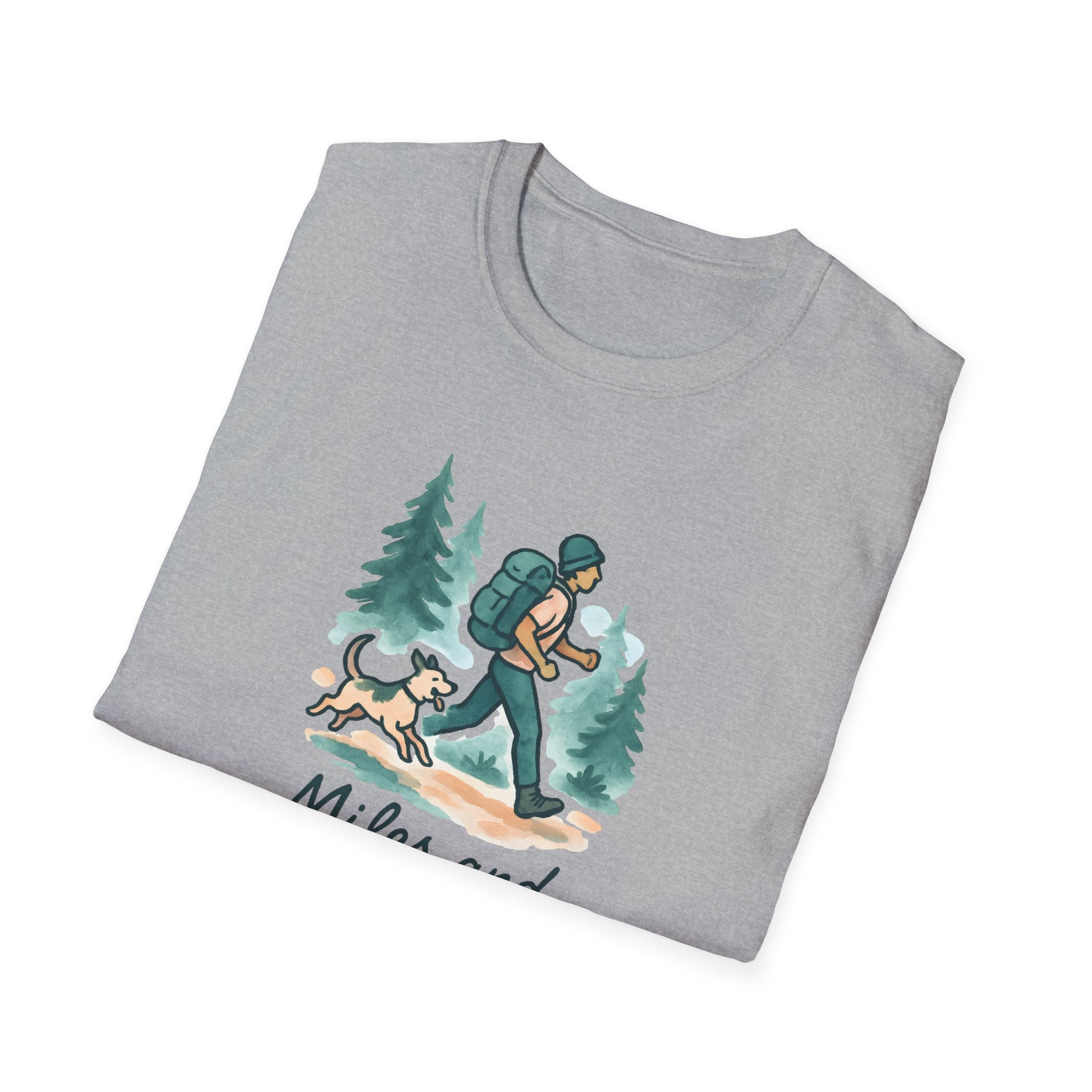 Hiker and Dog Trek T-Shirt