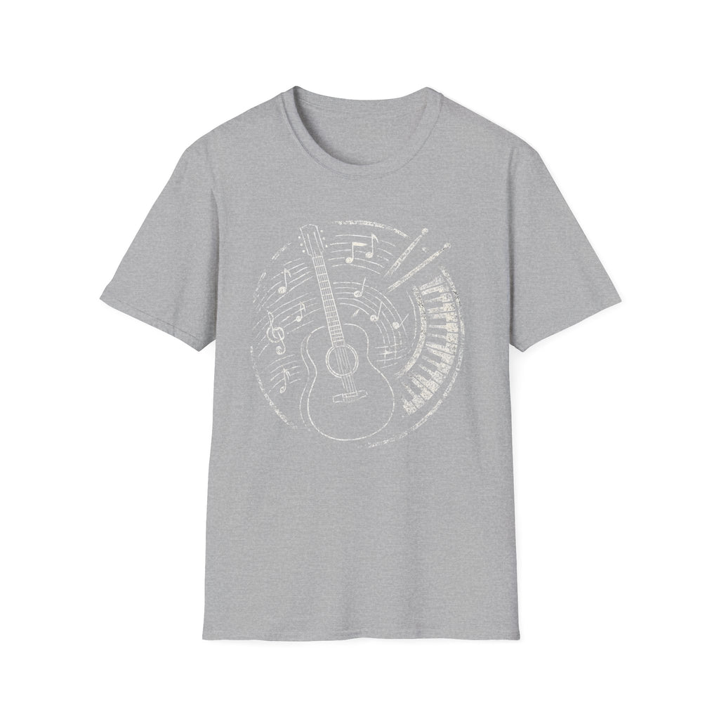 Musical Guitar Emblem T-Shirt