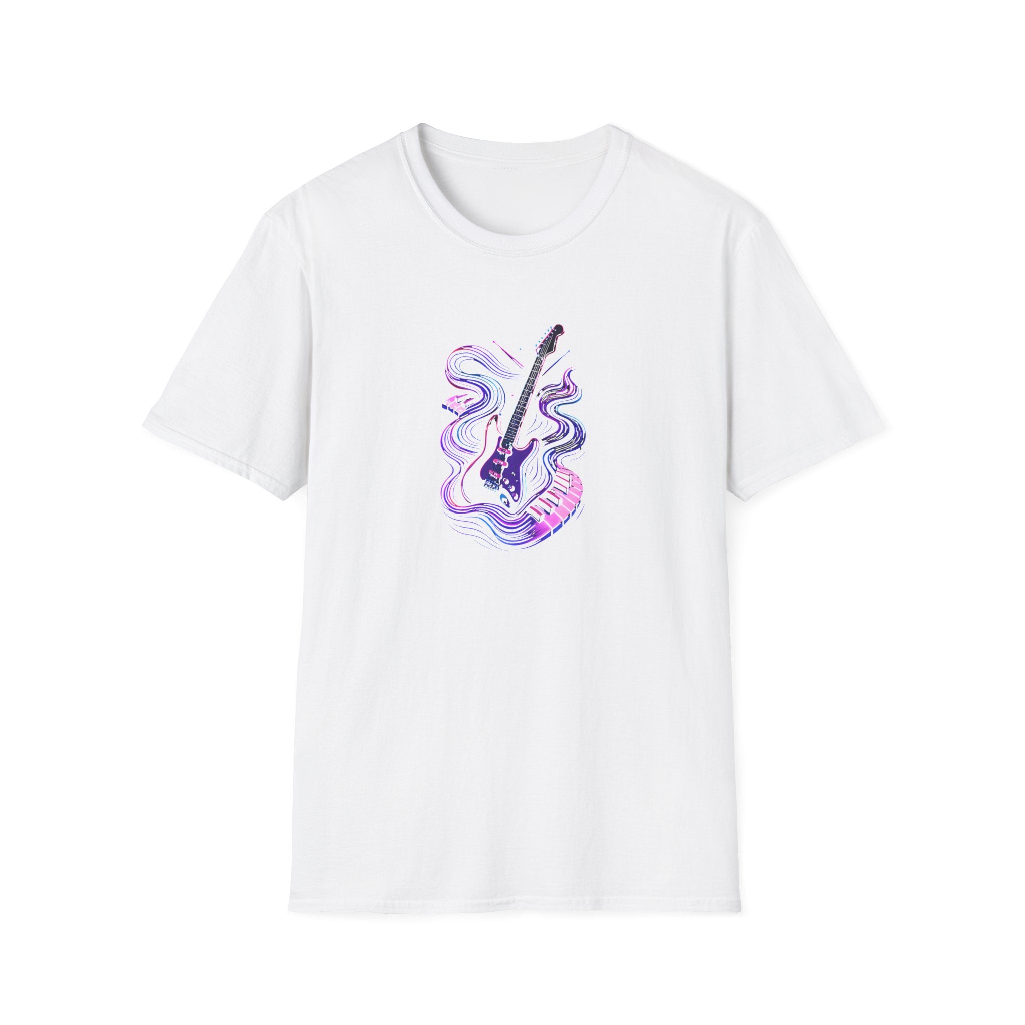 Neon Electric Guitar T-Shirt