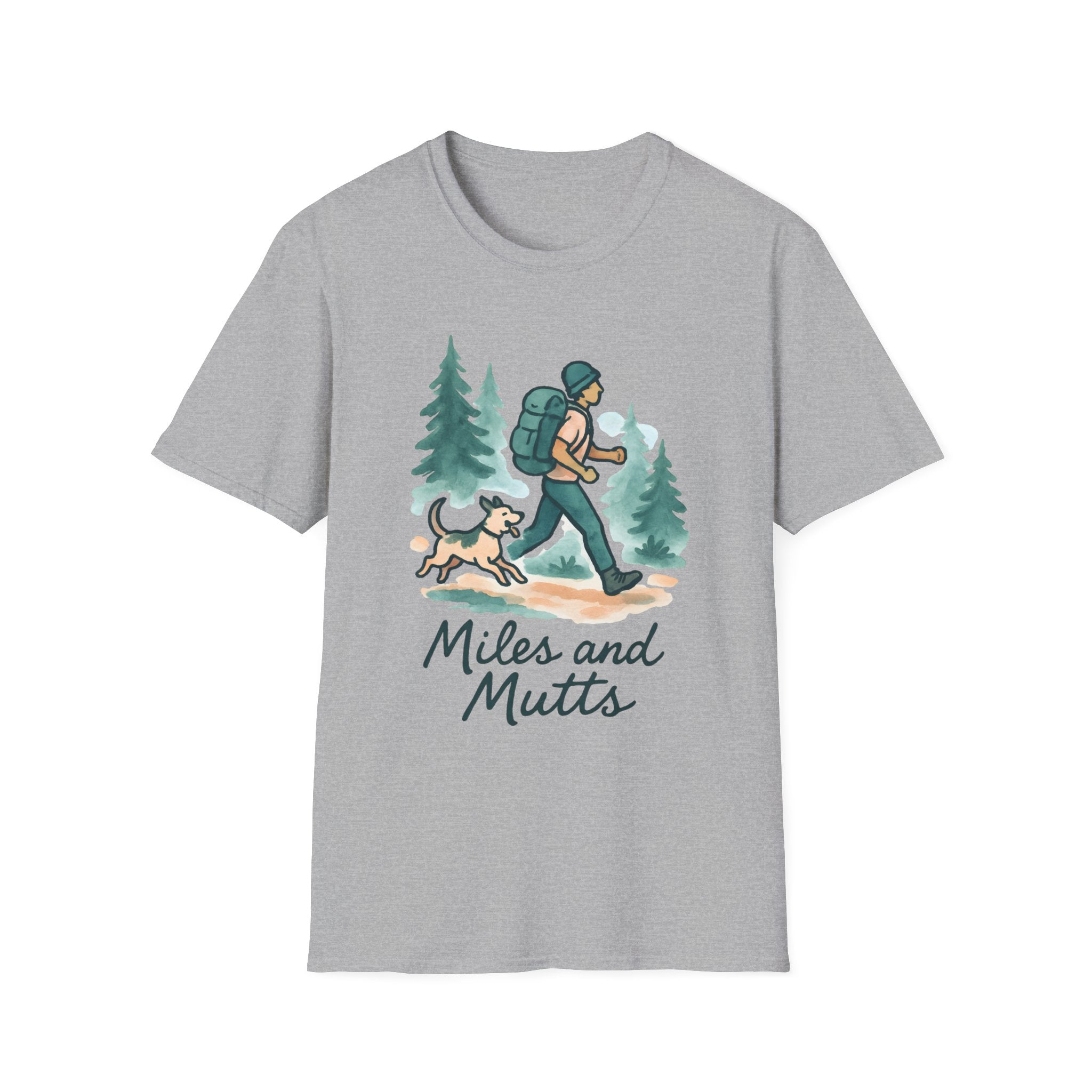 Hiker and Dog Trek T-Shirt