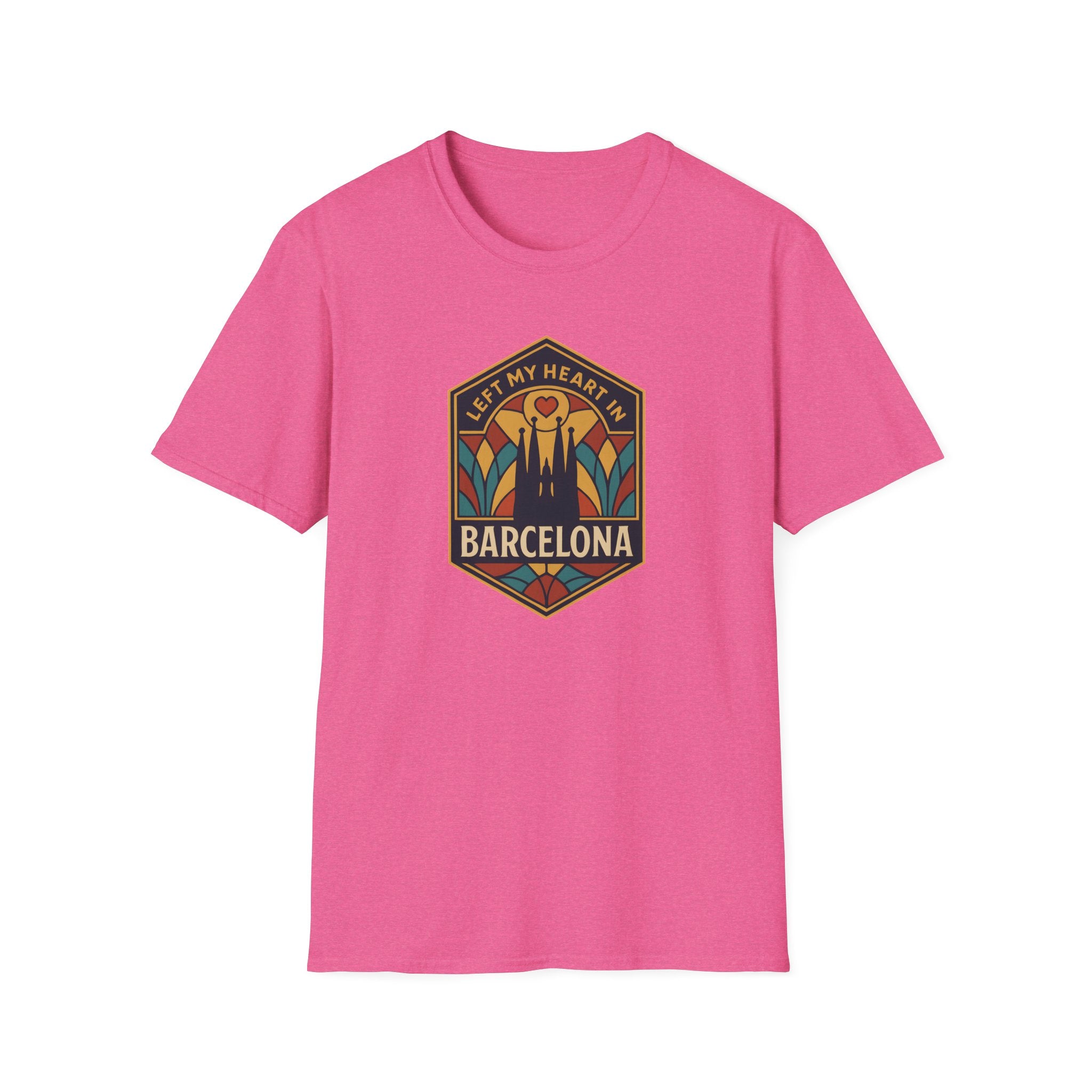 Barcelona Heart Badge T-Shirt