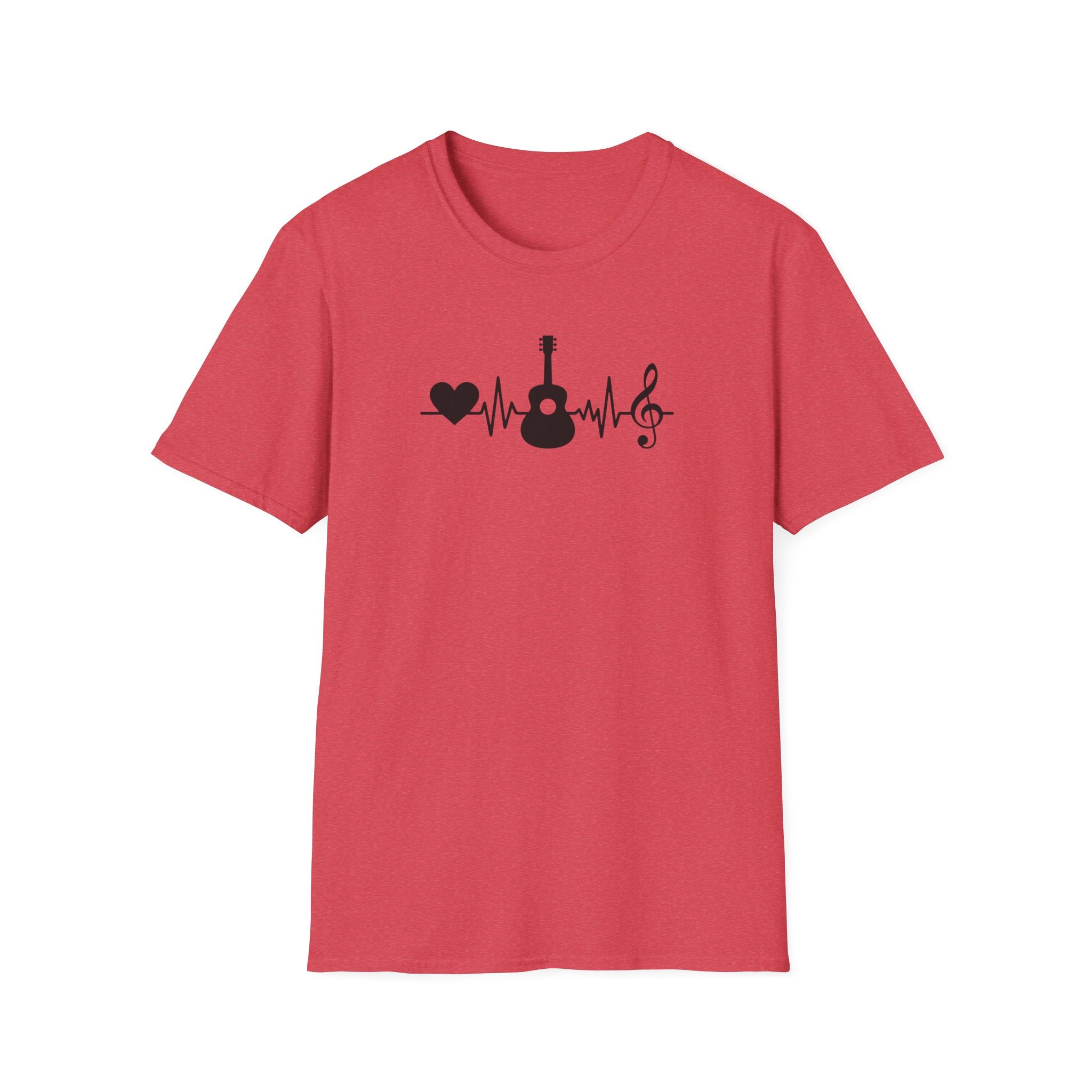 Heartbeat Guitar Music T-Shirt