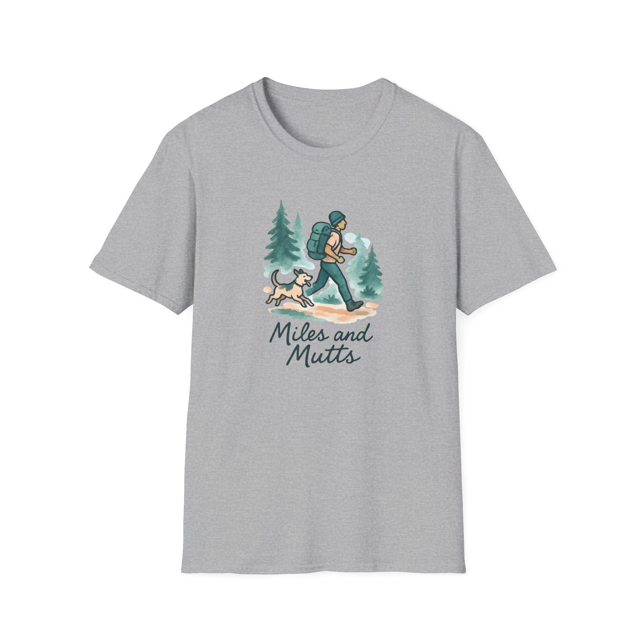 Hiker and Dog Trek T-Shirt