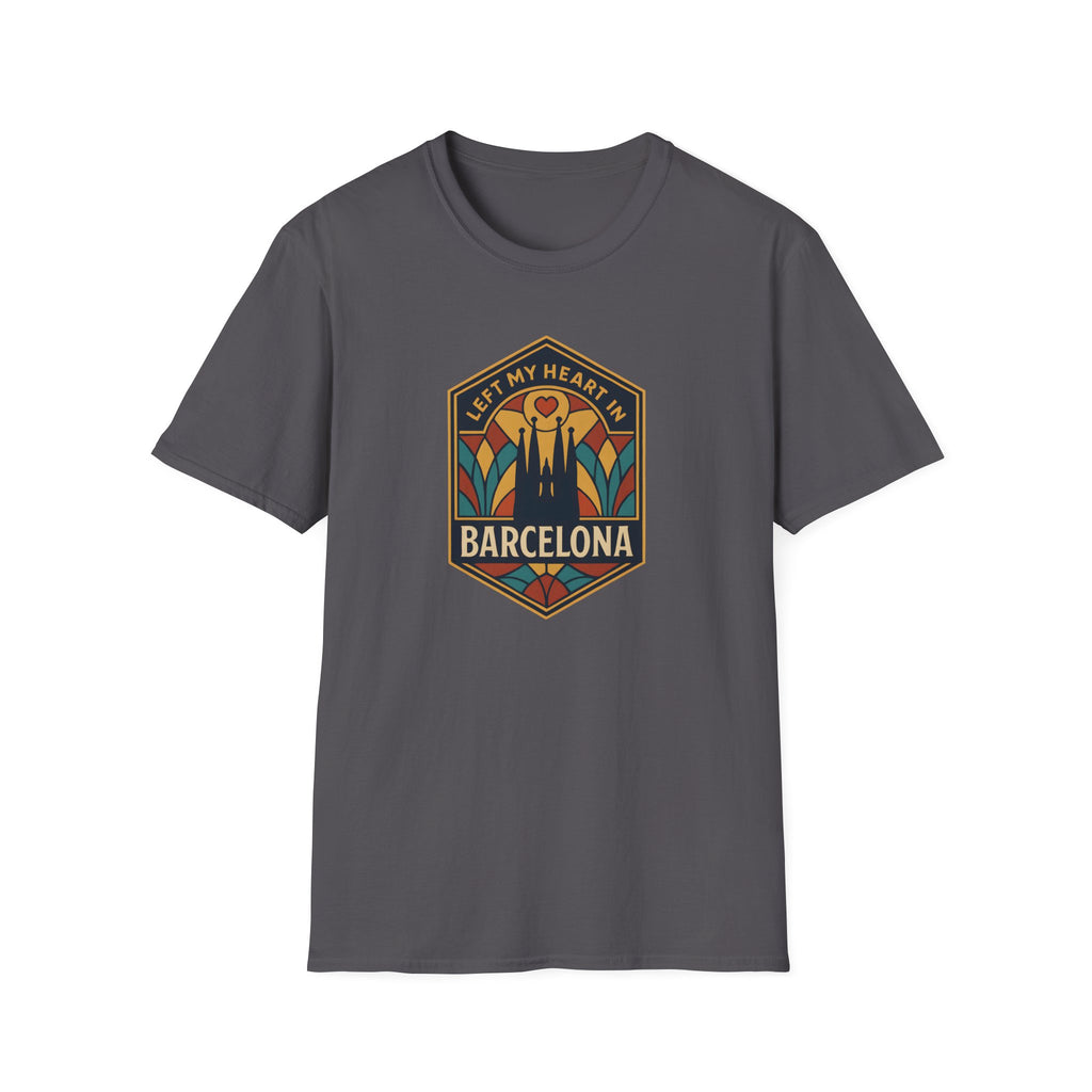 Barcelona Heart Badge T-Shirt