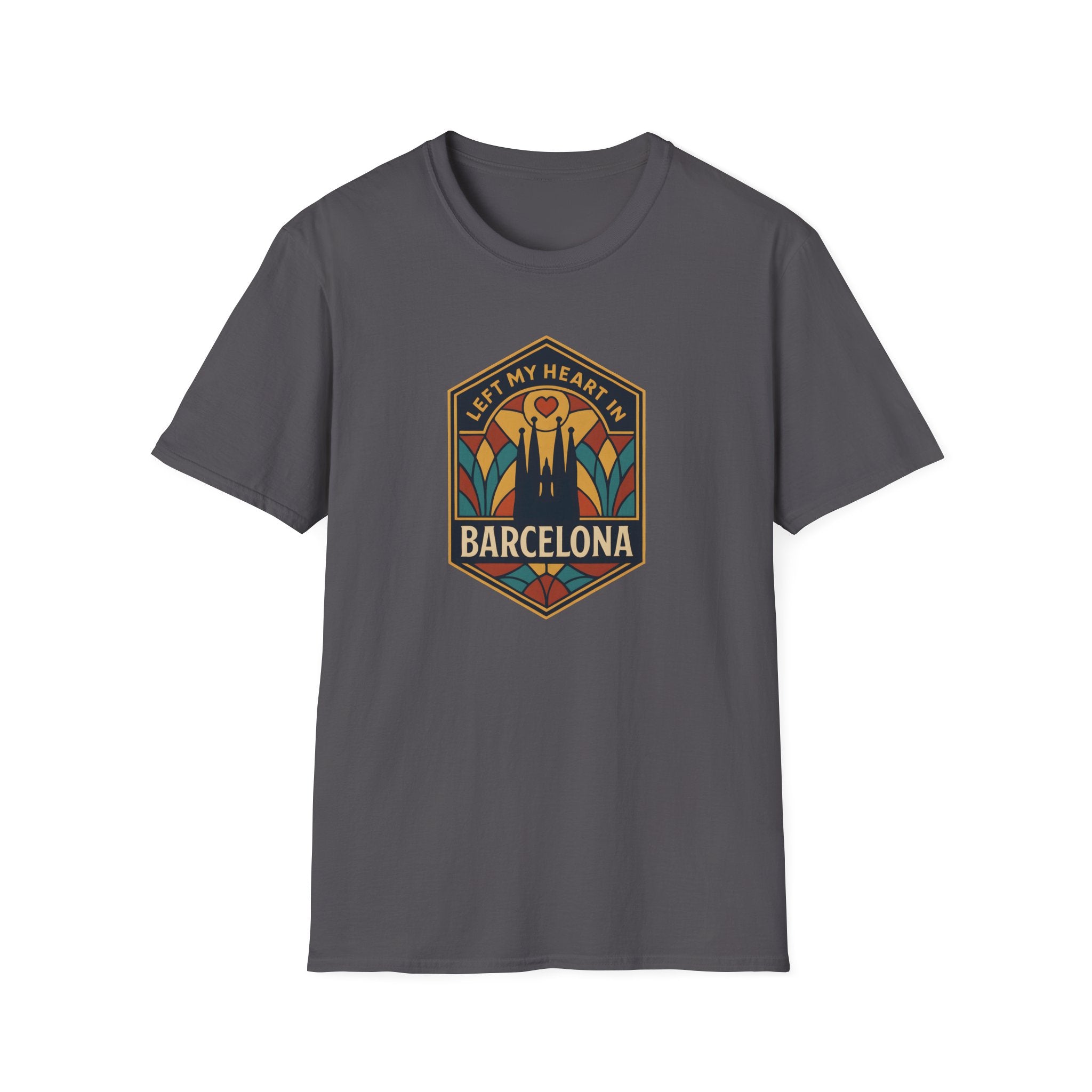 Barcelona Heart Badge T-Shirt