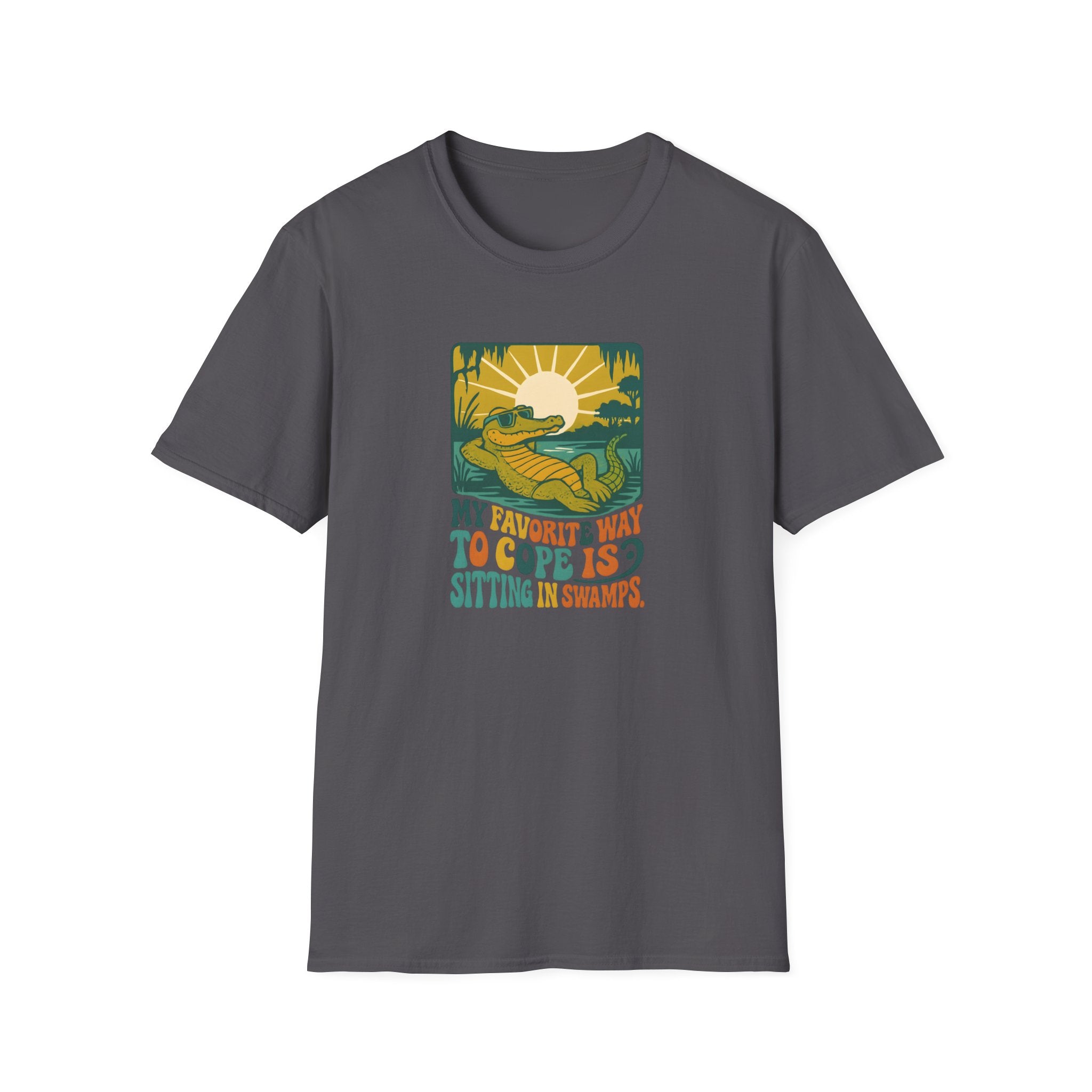 Alligator lounging in swamp T-Shirt