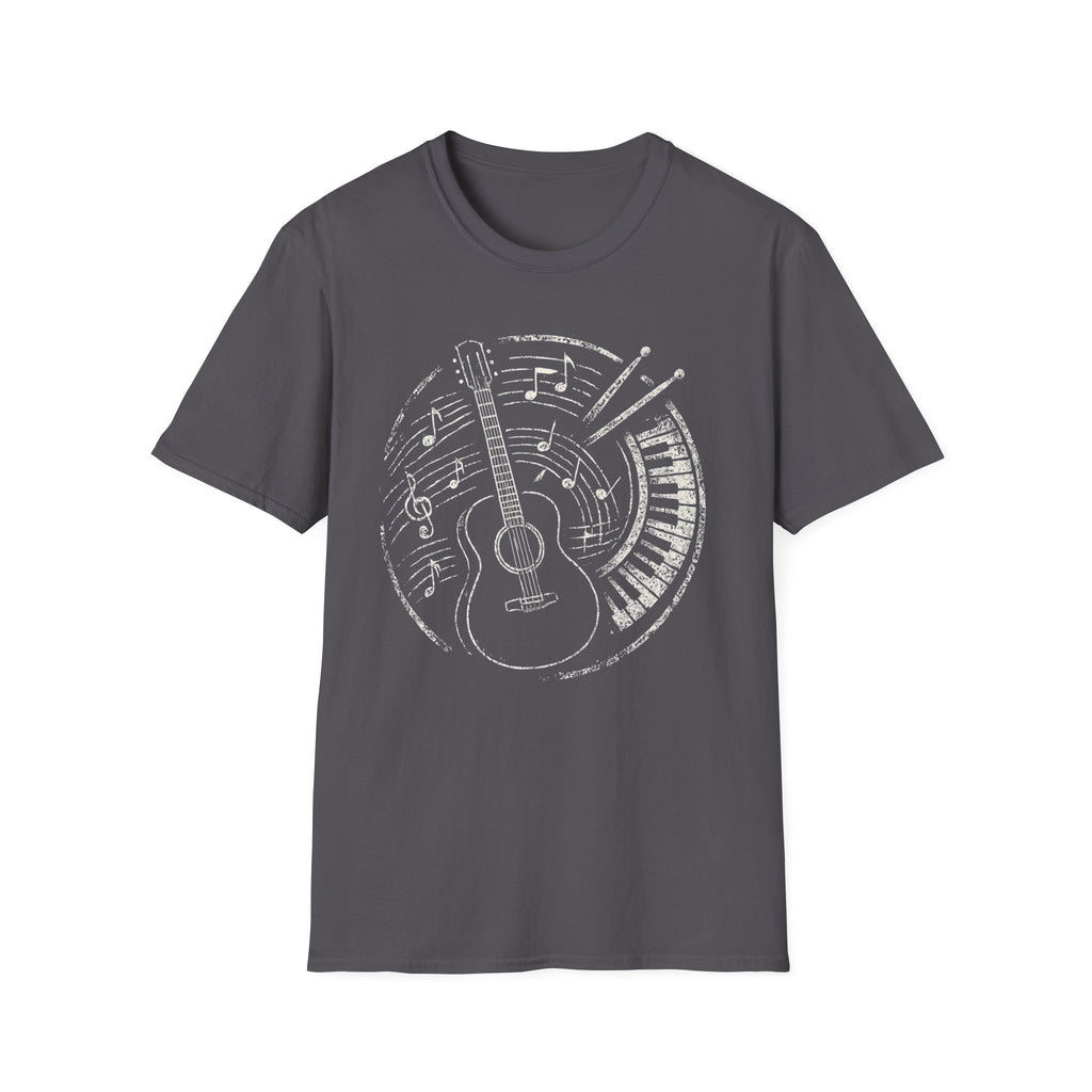 Musical Guitar Emblem T-Shirt