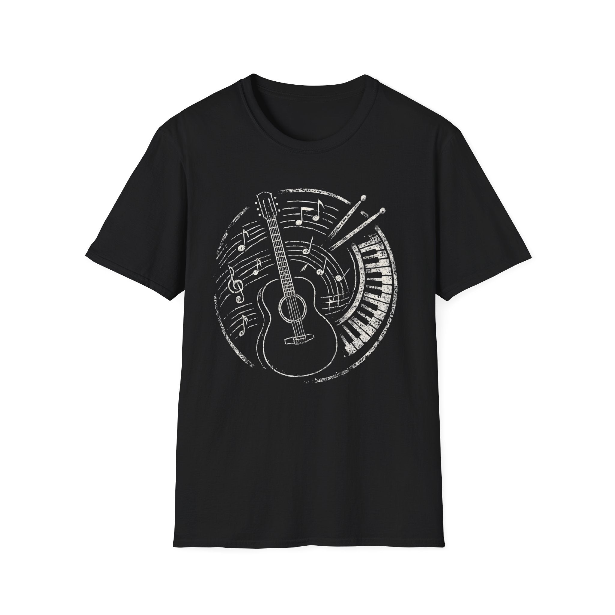 Musical Guitar Emblem T-Shirt