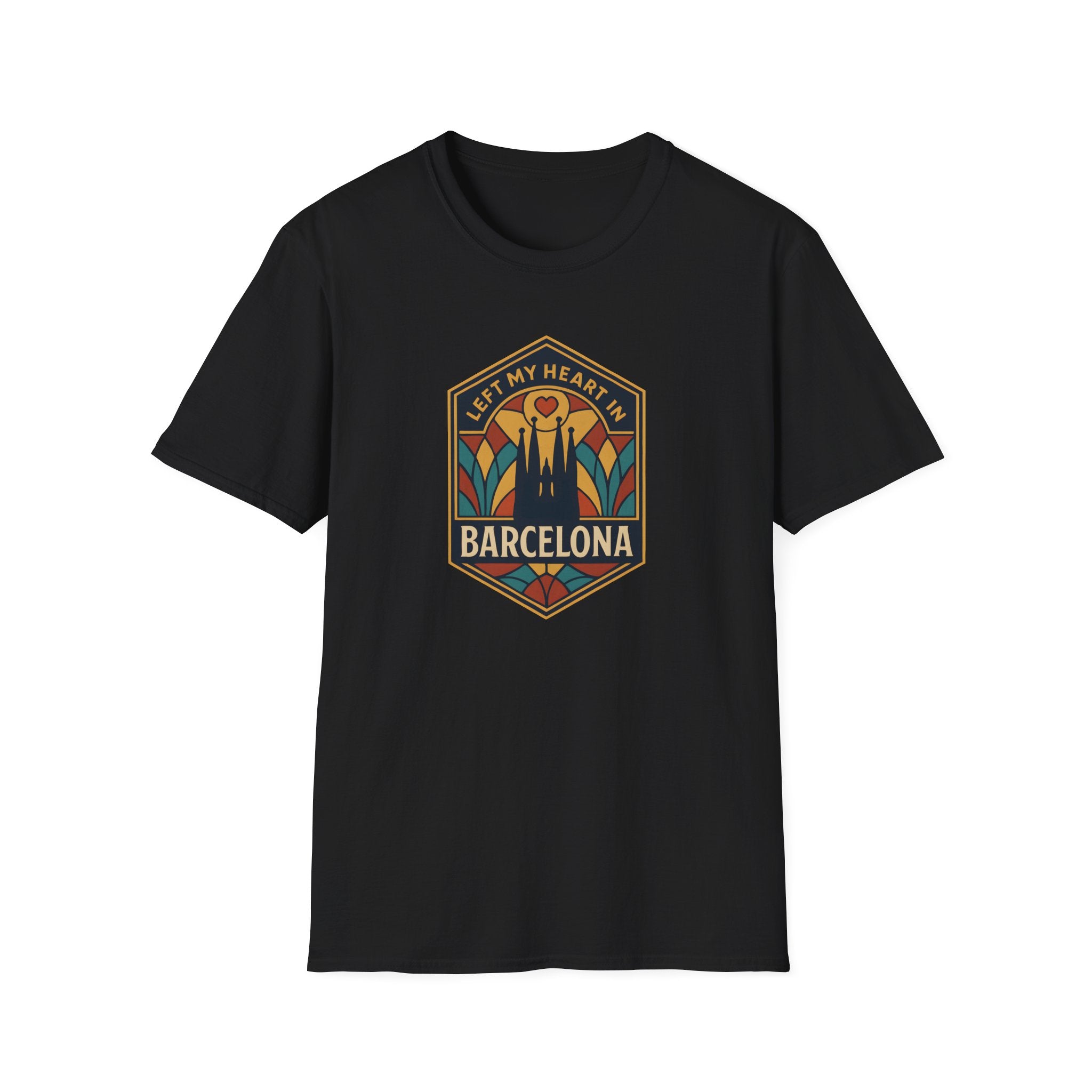 Barcelona Heart Badge T-Shirt