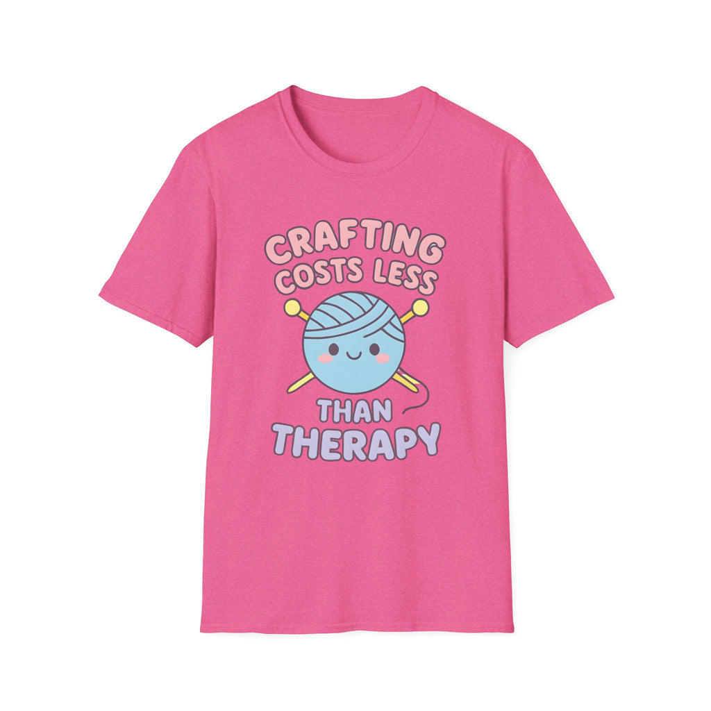 Crafting Cheaper Than Therapy T-Shirt