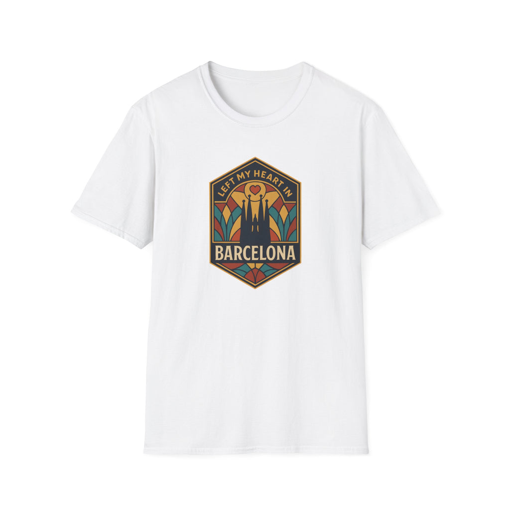 Barcelona Heart Badge T-Shirt