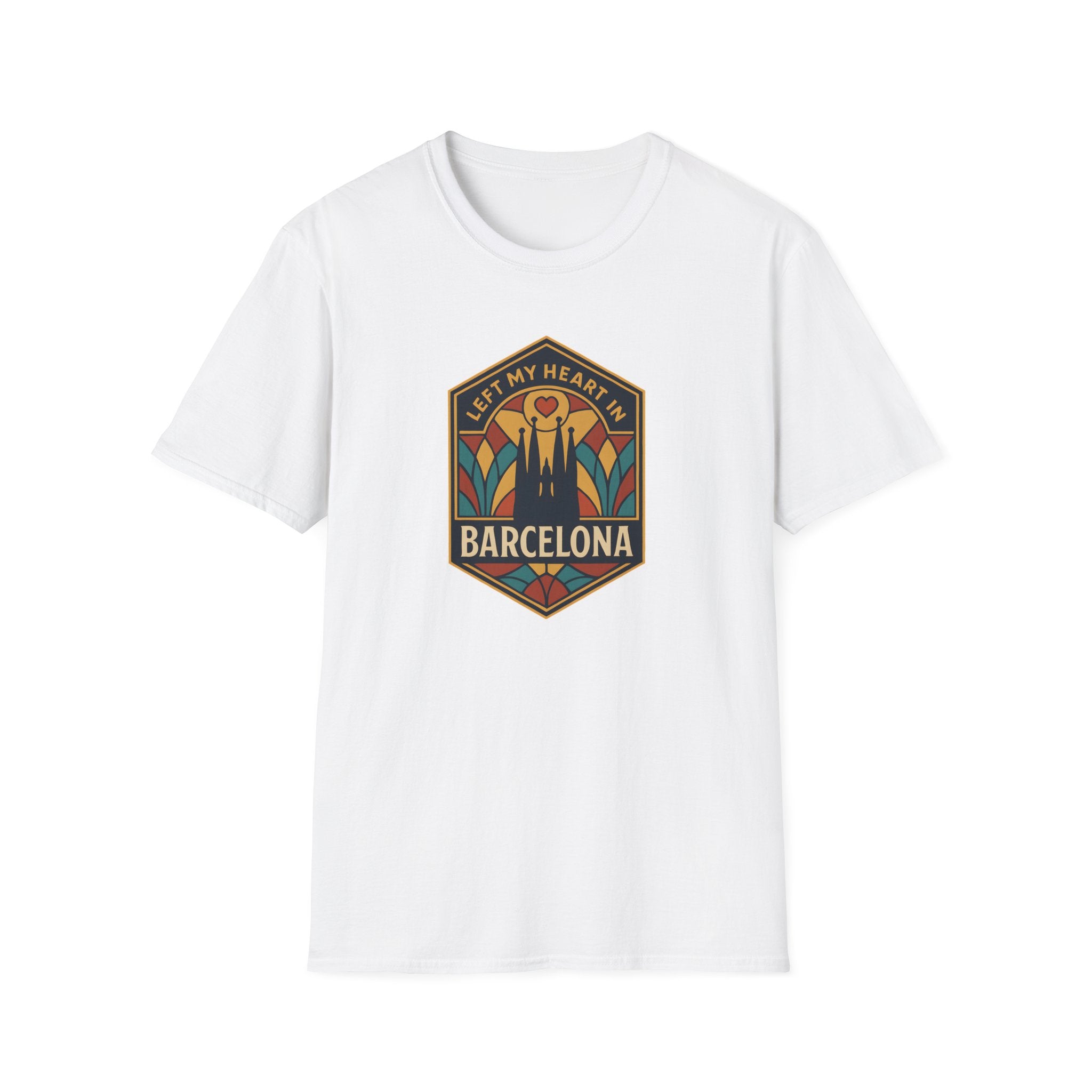 Barcelona Heart Badge T-Shirt