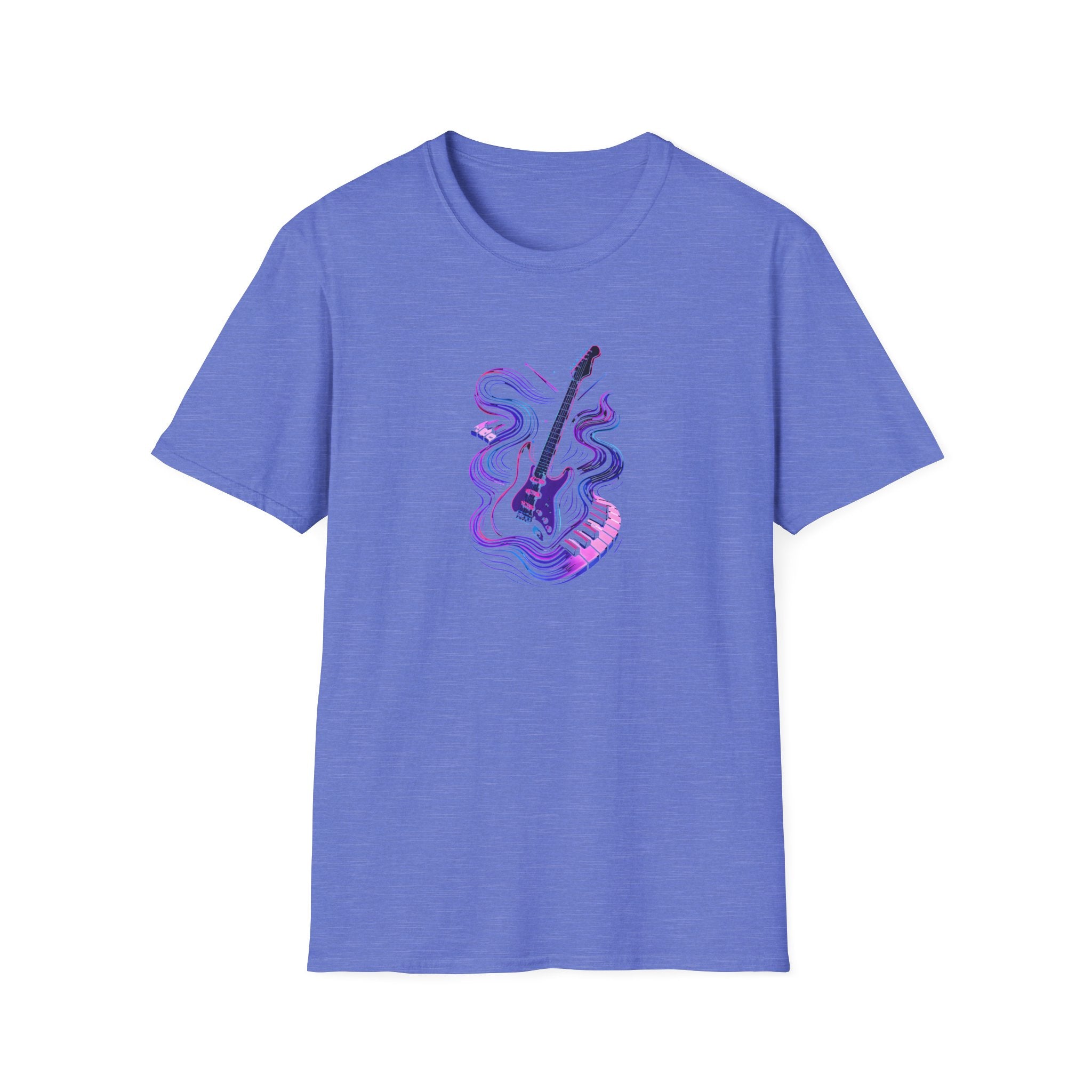 Neon Electric Guitar T-Shirt