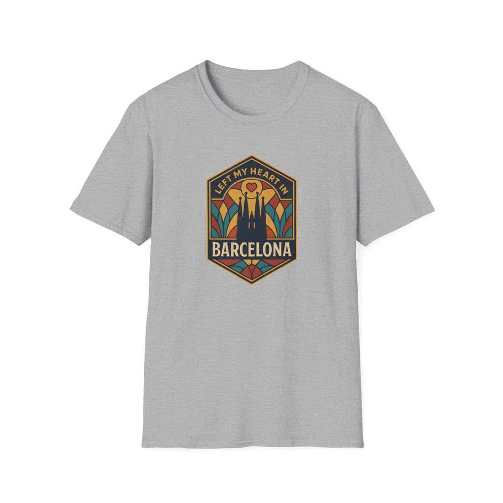 Barcelona Heart Badge T-Shirt