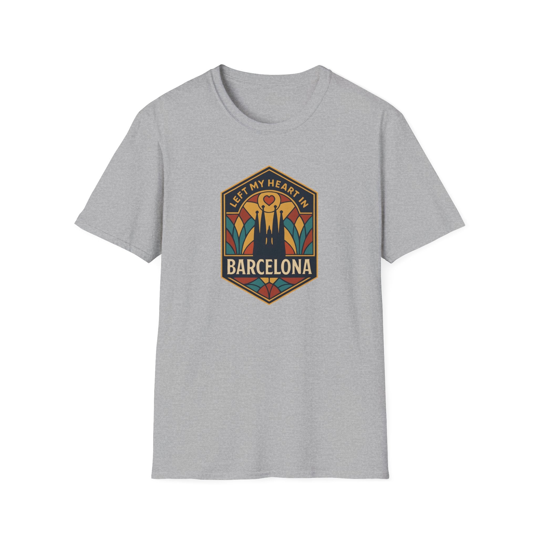Barcelona Heart Badge T-Shirt