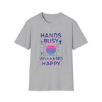 Busy Hands Neon Sign T-Shirt