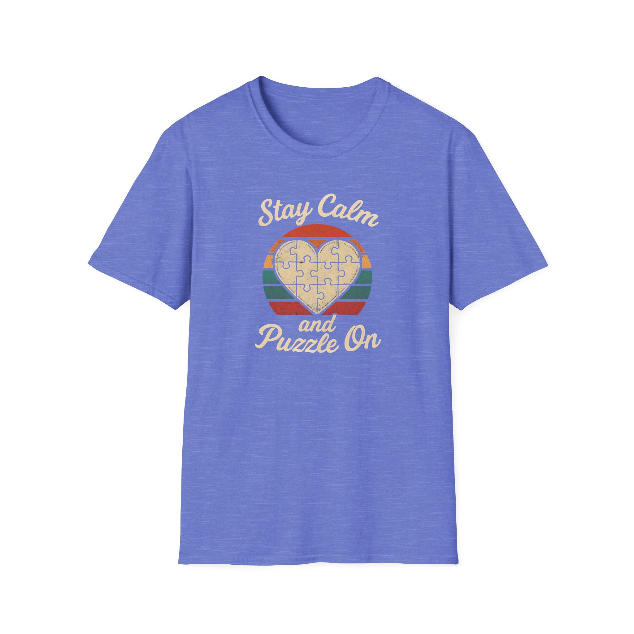 Stay Calm Puzzle On T-Shirt