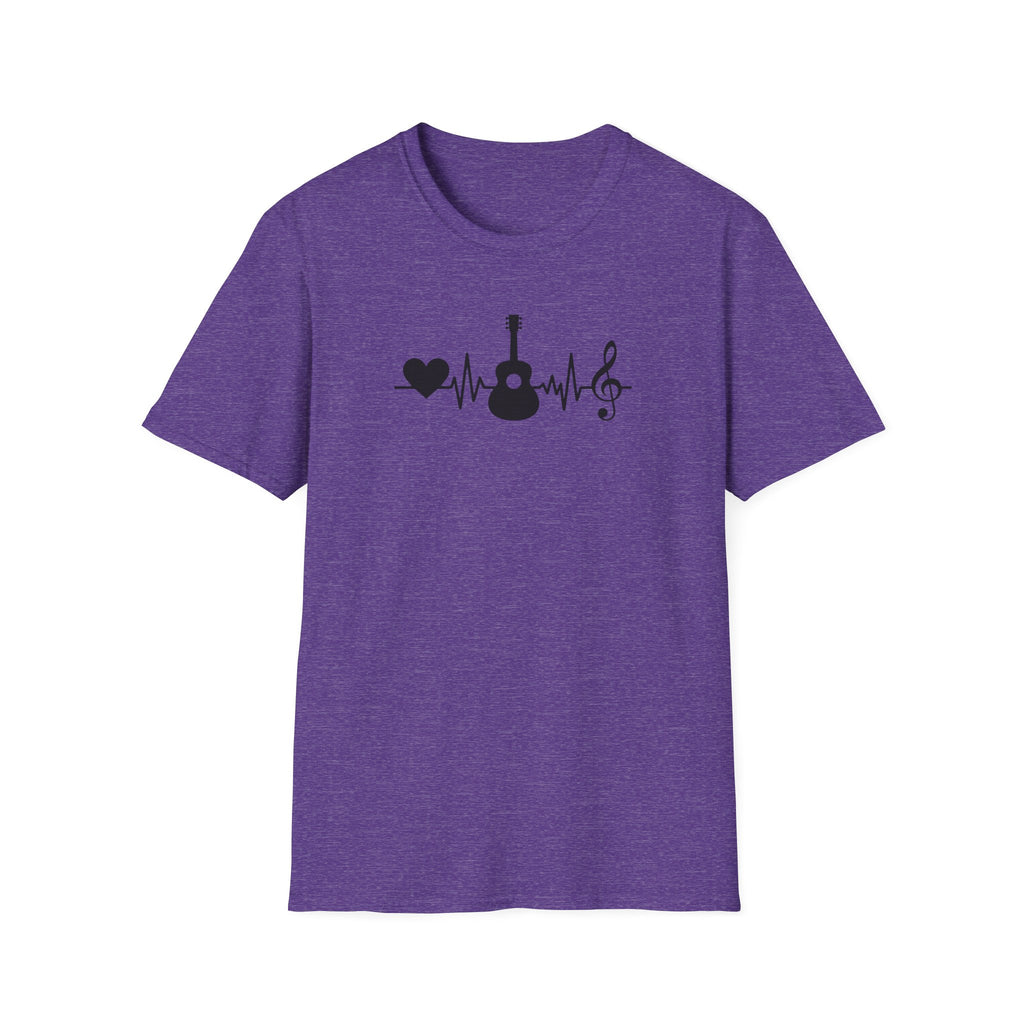 Heartbeat Guitar Music T-Shirt