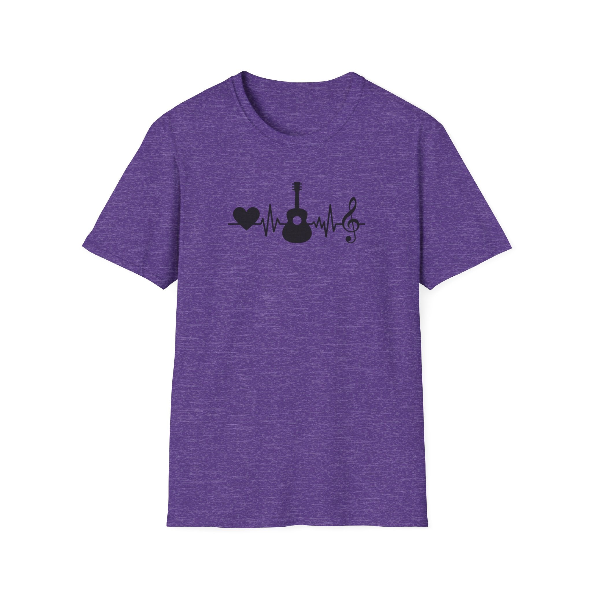 Heartbeat Guitar Music T-Shirt